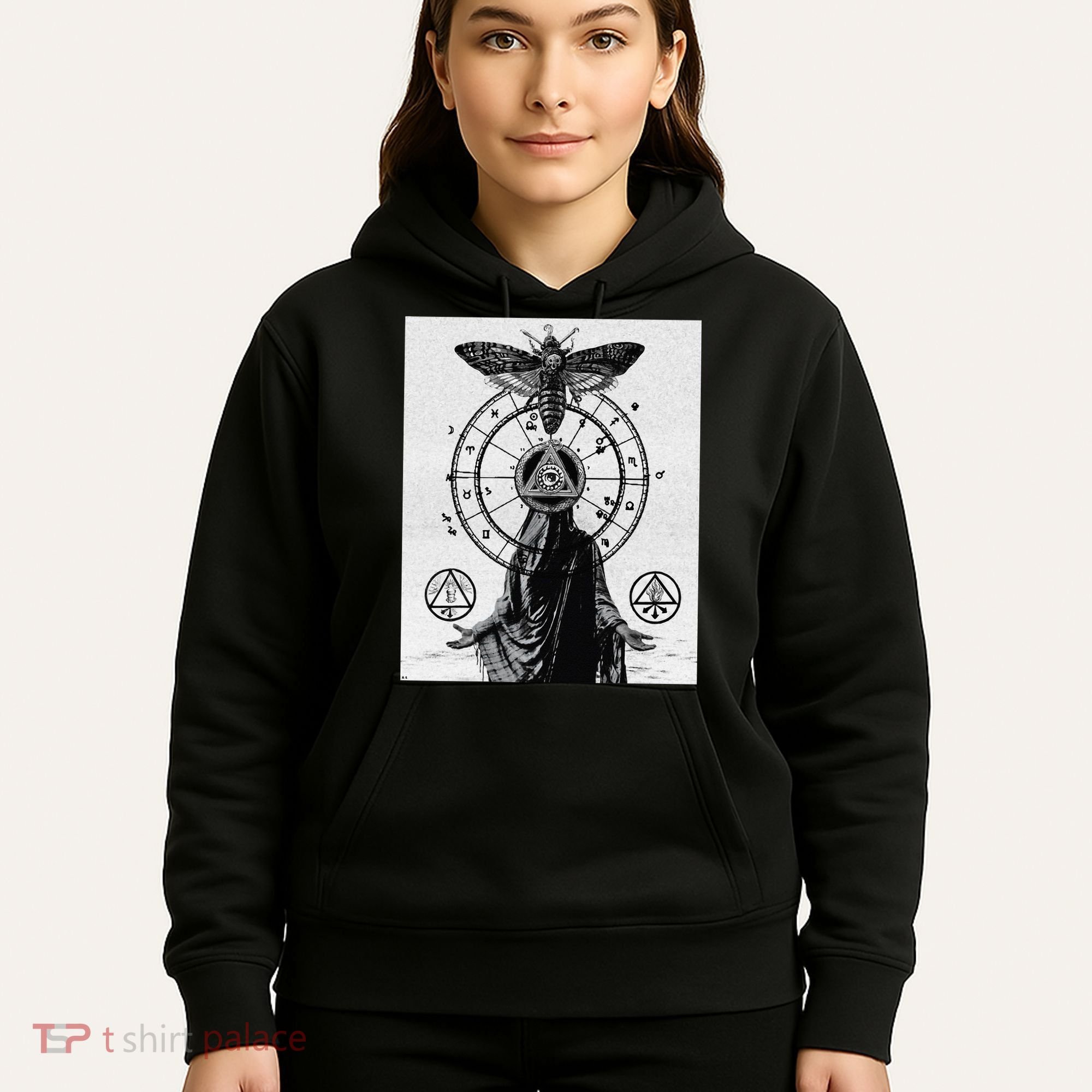 Occult Esoteric Mysticism Gothic Unholy Dark Aesthetic Goth Hoodie