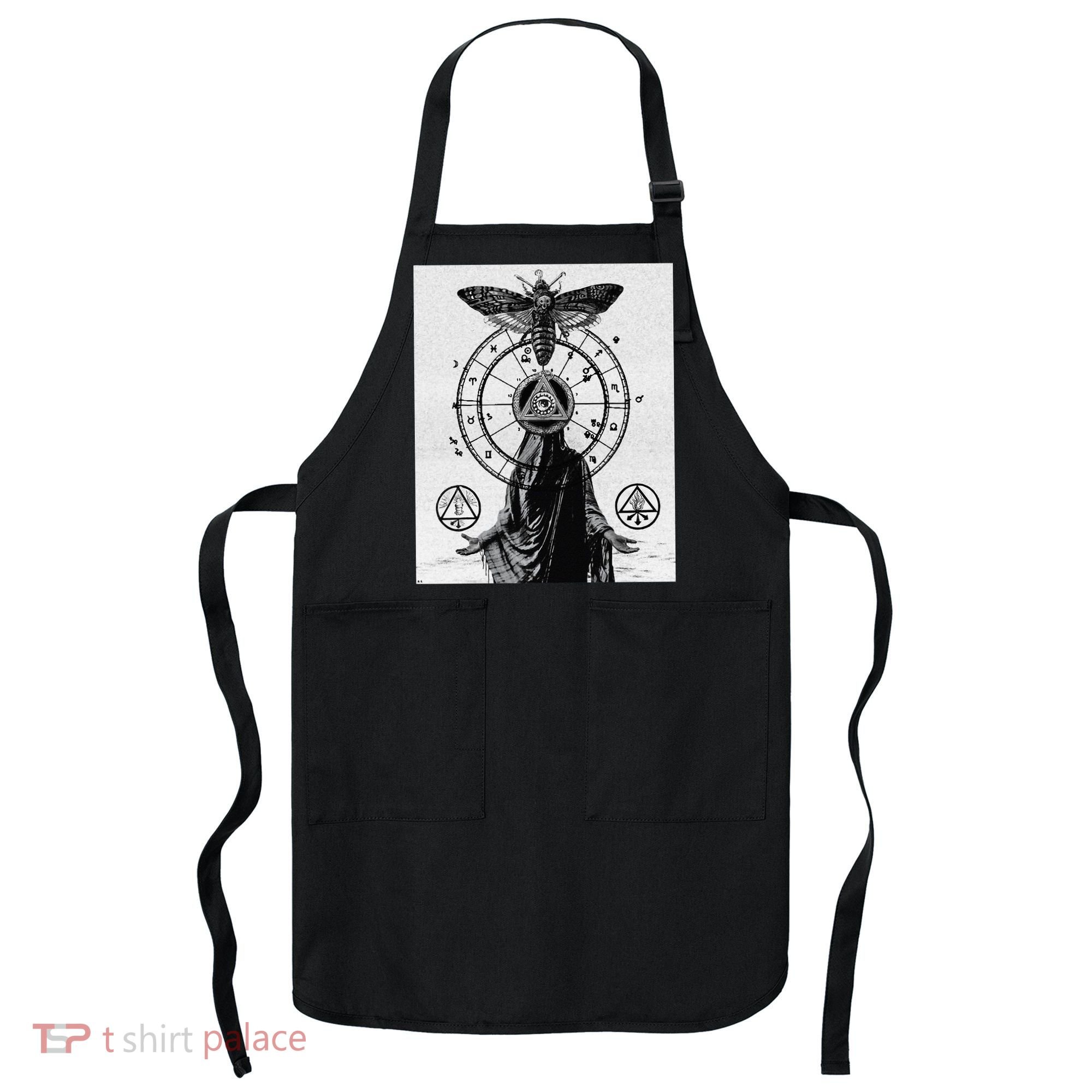 Occult Esoteric Mysticism Gothic Unholy Dark Aesthetic Goth Apron