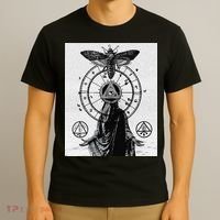 Occult Esoteric Mysticism Gothic Unholy Dark Aesthetic Goth T-Shirt thumb 3