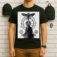 Occult Esoteric Mysticism Gothic Unholy Dark Aesthetic Goth T-Shirt thumb 6