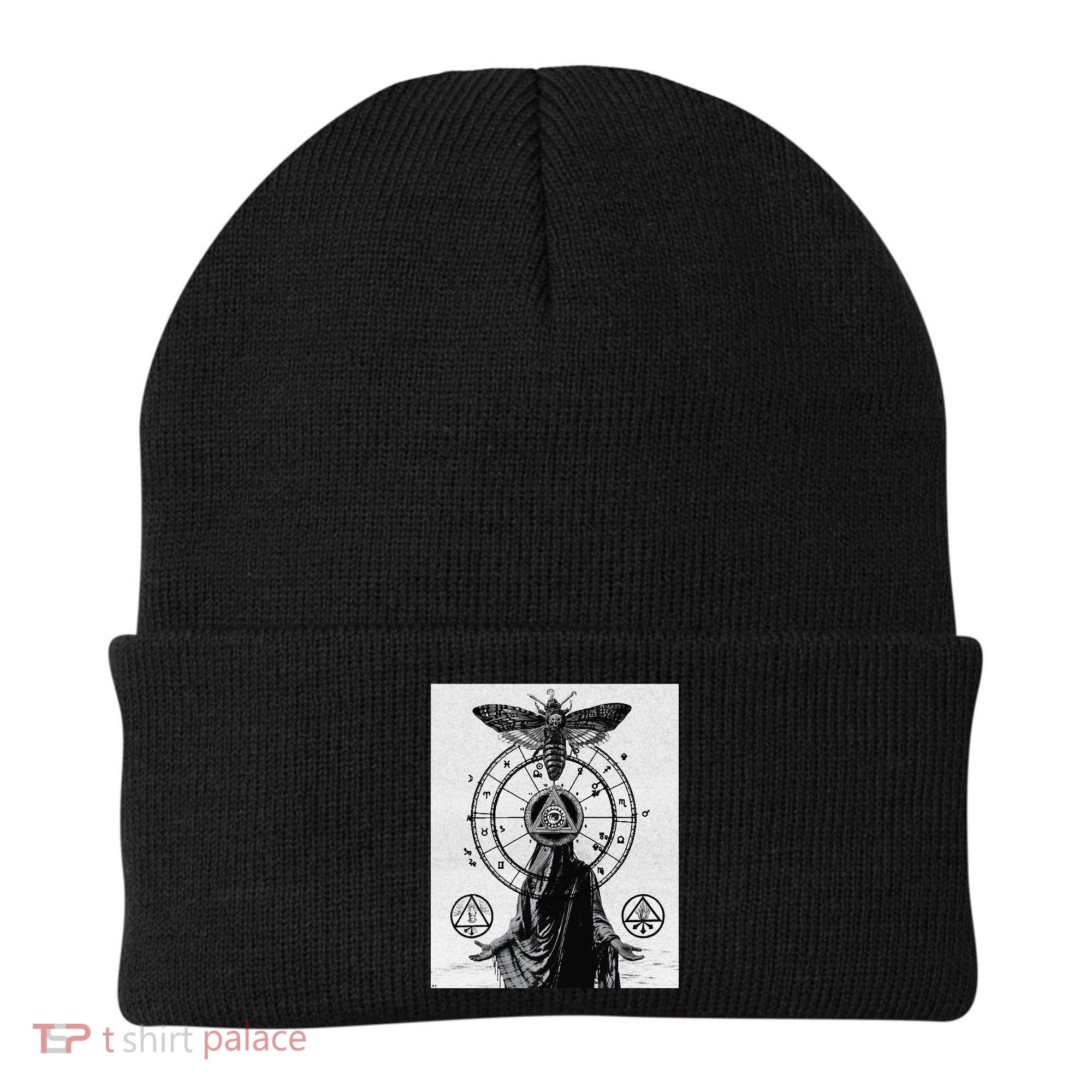 Occult Esoteric Mysticism Gothic Unholy Dark Aesthetic Goth Beanie