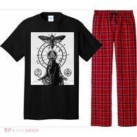 Occult Esoteric Mysticism Gothic Unholy Dark Aesthetic Goth Pajama Set thumb 0