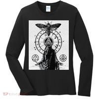Occult Esoteric Mysticism Gothic Unholy Dark Aesthetic Goth Women's Long Sleeve Shirt thumb 0