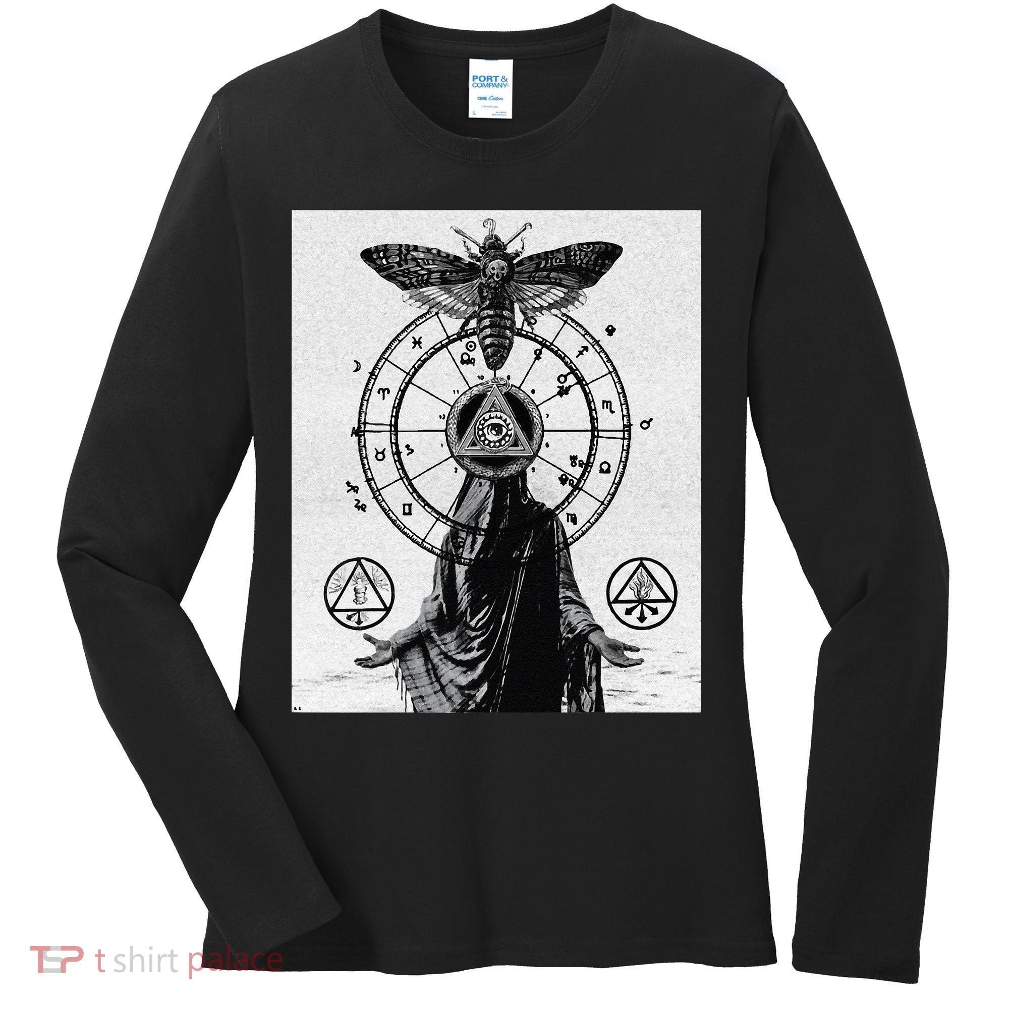 Occult Esoteric Mysticism Gothic Unholy Dark Aesthetic Goth Women's Long Sleeve Shirt