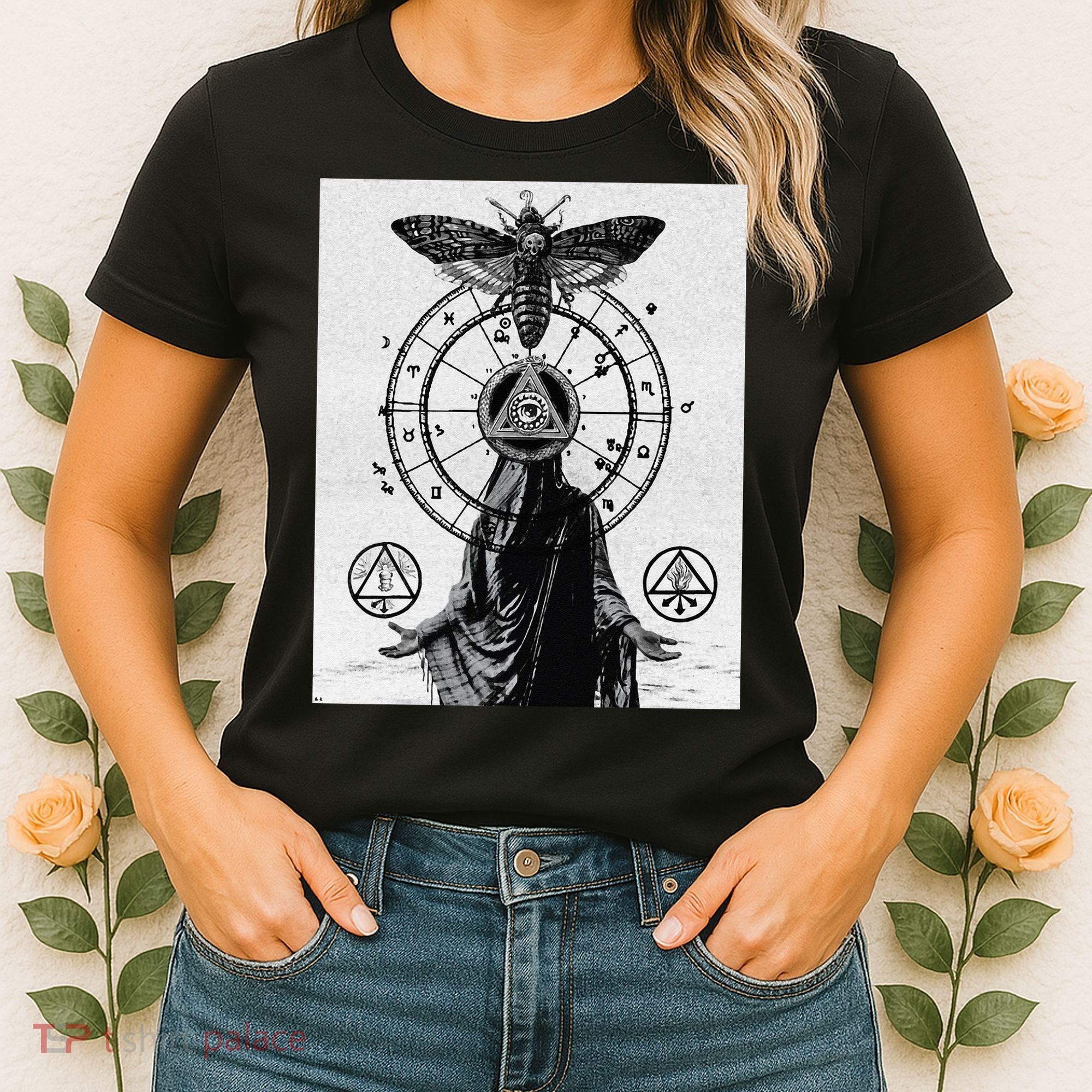 Occult Esoteric Mysticism Gothic Unholy Dark Aesthetic Goth Women's T-Shirt