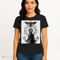 Occult Esoteric Mysticism Gothic Unholy Dark Aesthetic Goth Women's T-Shirt thumb 4