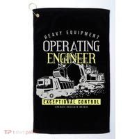 Operating Engineer Golf Towel thumb 0