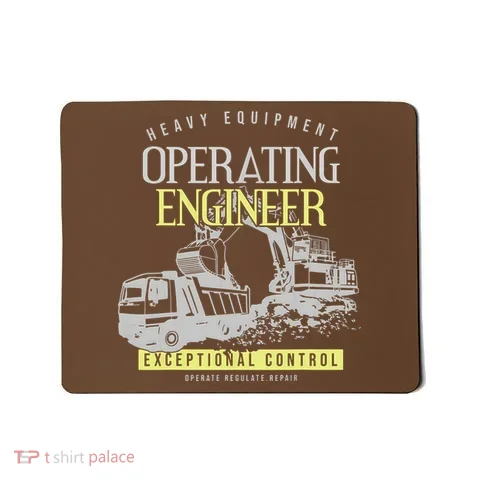 Operating Engineer Mousepad in the selected color