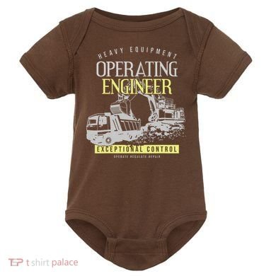 Operating Engineer Baby Bodysuit