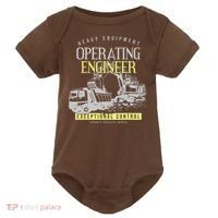 Operating Engineer Baby Bodysuit thumb 0