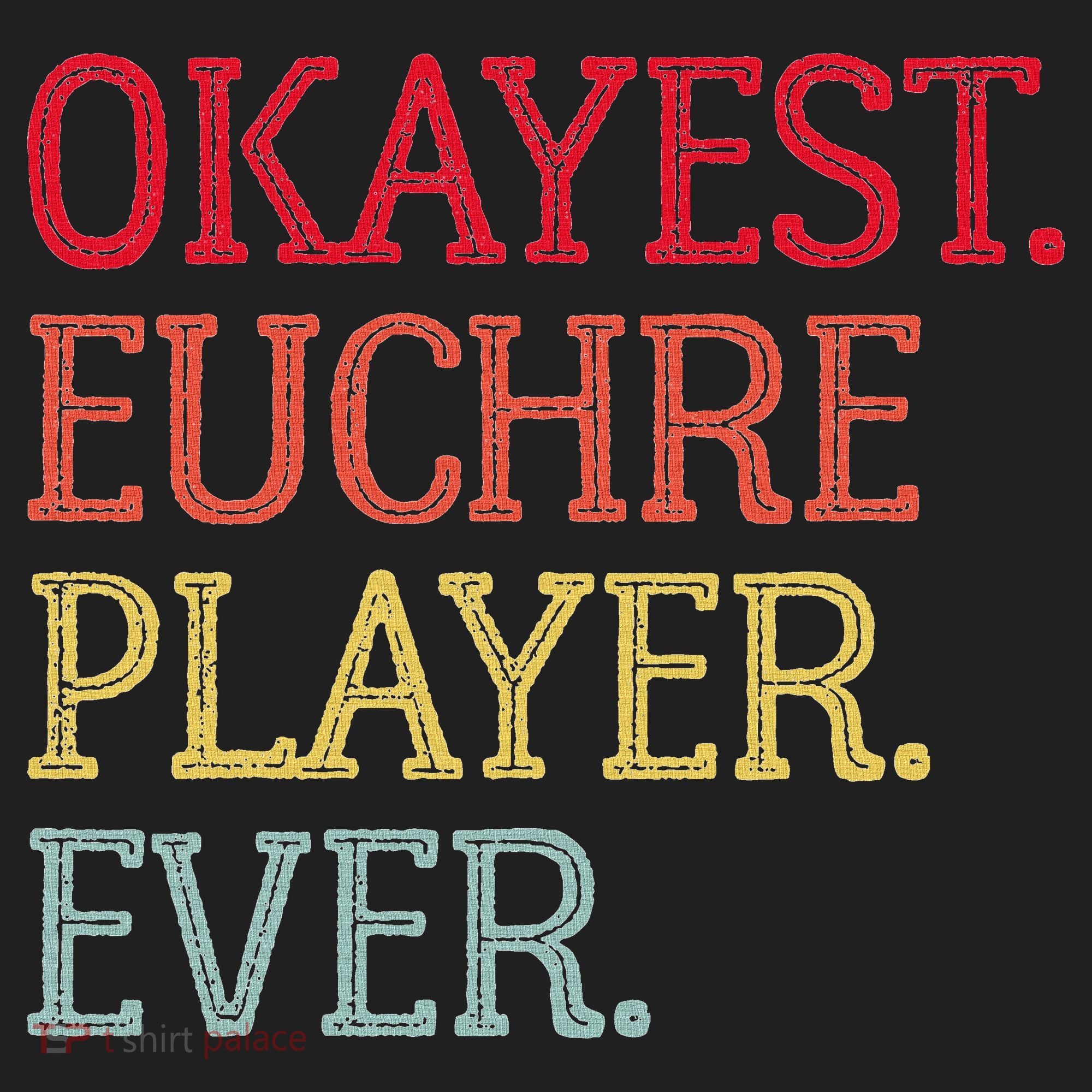Okayest Euchre Player Ever Funny Euchre Card Game Beanie