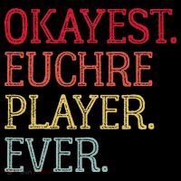 Okayest Euchre Player Ever Funny Euchre Card Game Women's Tank Top thumb 5