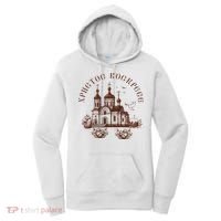 Orthodox Easter Russia Ukraine Christ Is Risen Church Pascha Women's Hoodie thumb 0