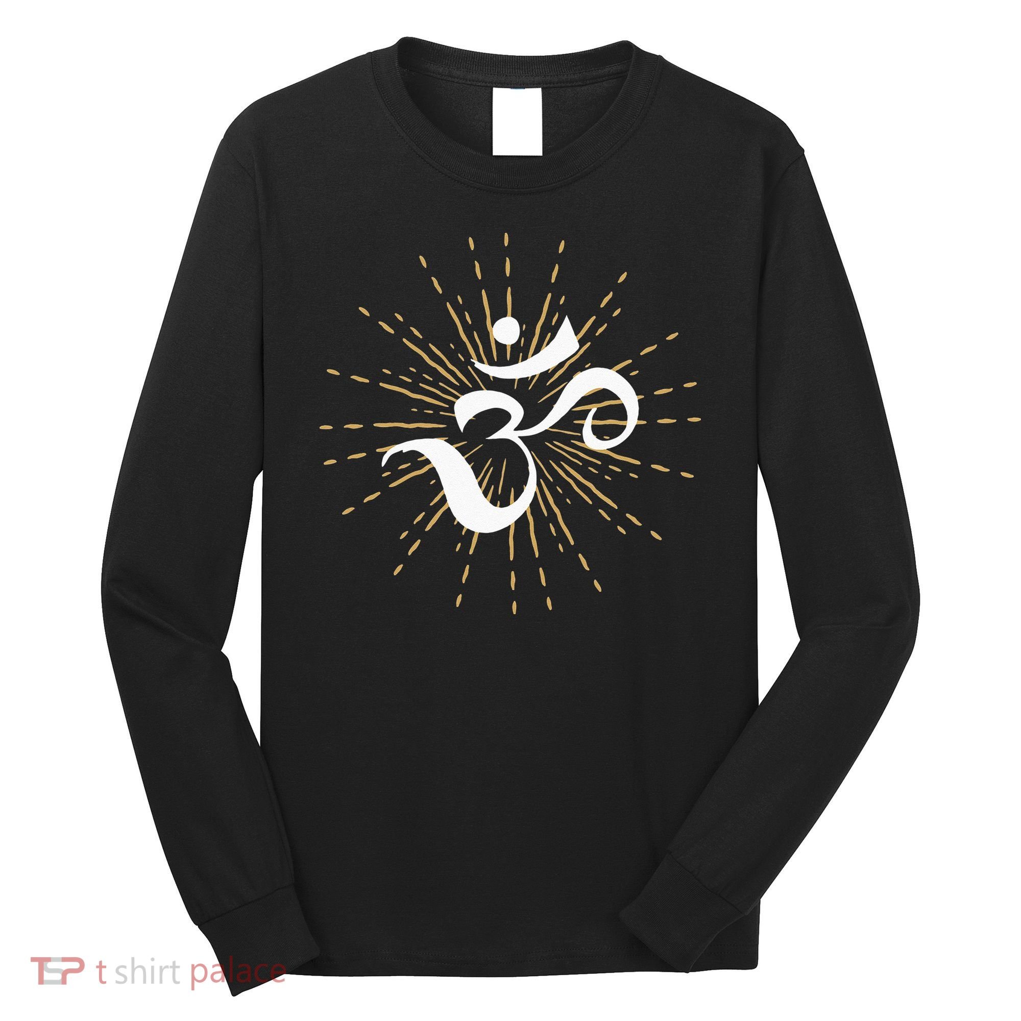 Om Energy Symbol Chakra Mantra Meditation Yoga Long Sleeve Shirt