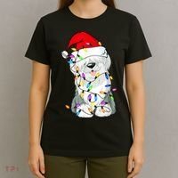 Old English Sheepdog Dog Light Decor Christmas Dog T-Shirt thumb 4