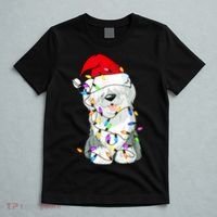 Old English Sheepdog Dog Light Decor Christmas Dog T-Shirt thumb 5