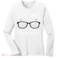 Optician Eyeglasses Sometimes All You Need A New Perspective Women's Long Sleeve Shirt thumb 0
