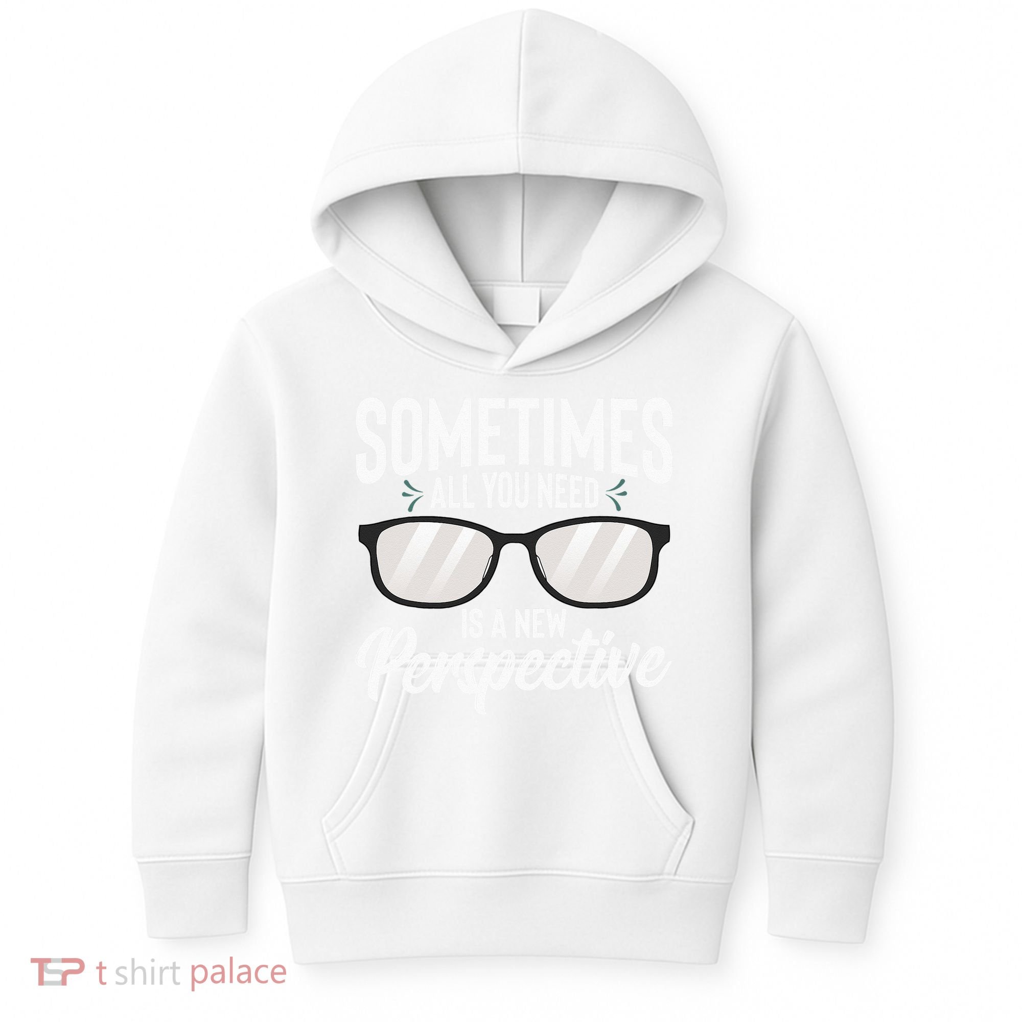 Optician Eyeglasses Sometimes All You Need A New Perspective Kids Hoodie