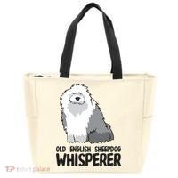 Old English Sheepdog Whisperer Cute Sheepdog Gift Tote Bag thumb 0
