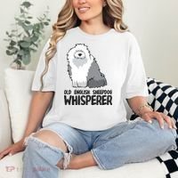 Old English Sheepdog Whisperer Cute Sheepdog Gift Comfort Colors T-Shirt thumb 2