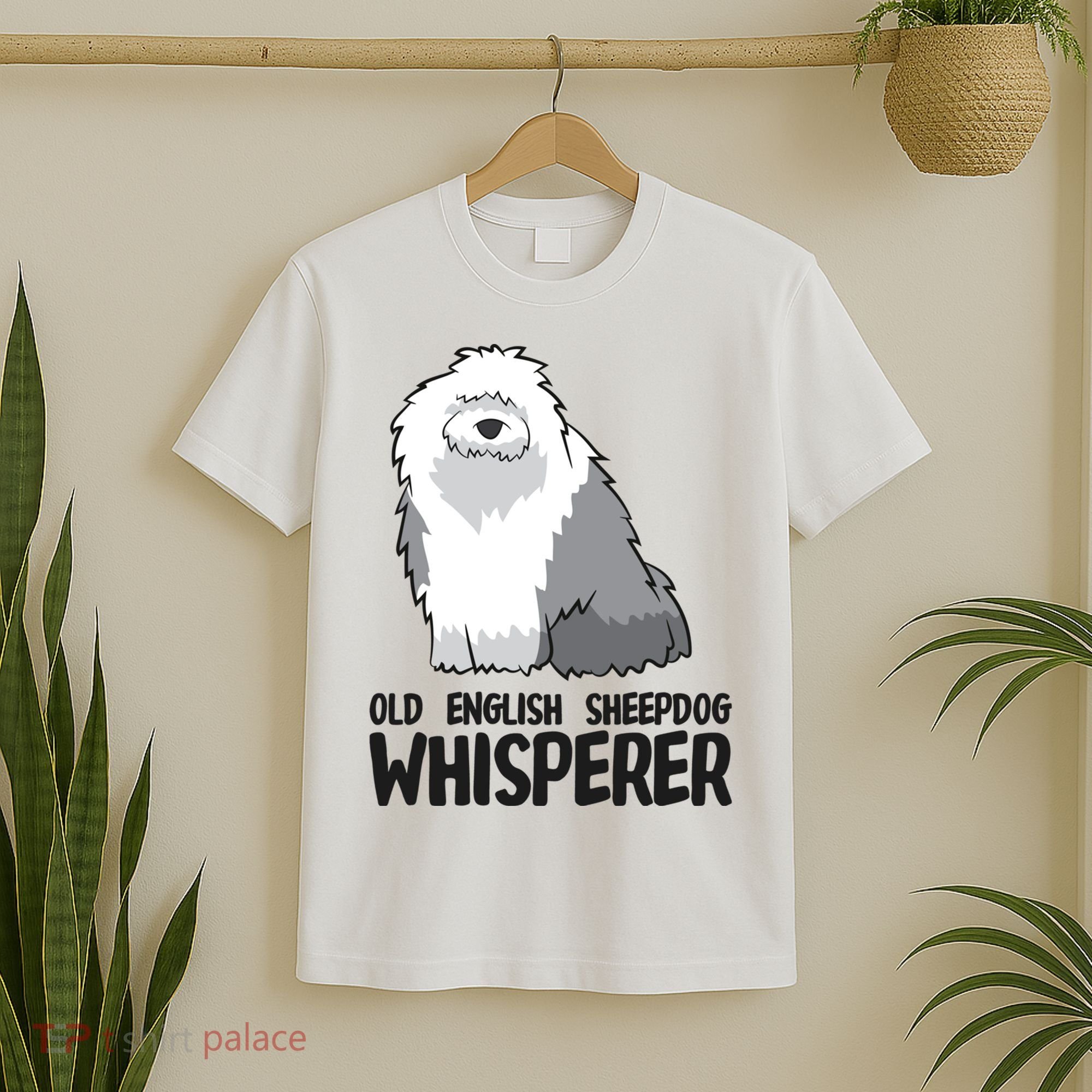 Old English Sheepdog Whisperer Cute Sheepdog Gift T-Shirt
