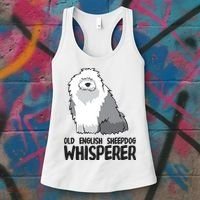 Old English Sheepdog Whisperer Cute Sheepdog Gift Women's Tank Top thumb 3