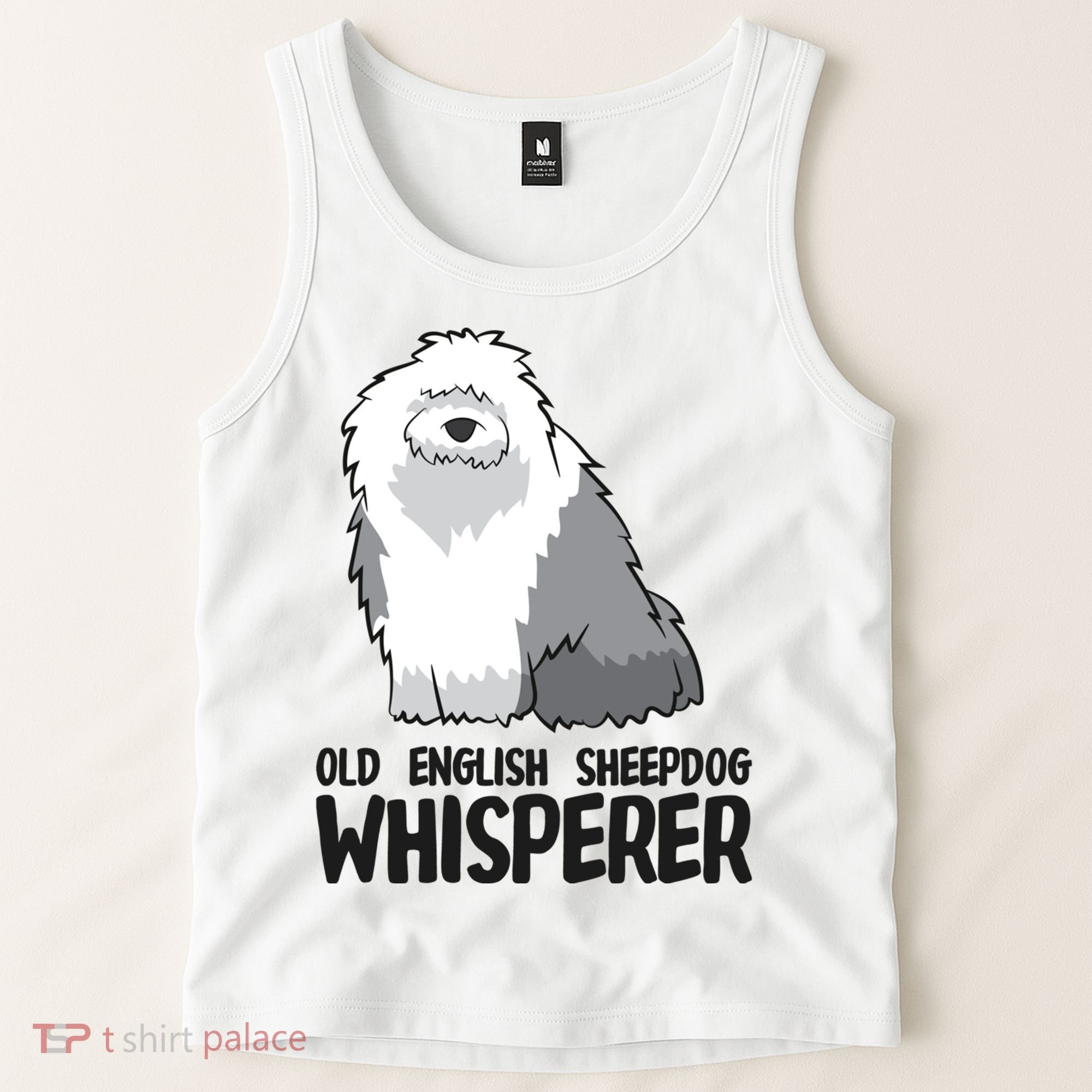 Old English Sheepdog Whisperer Cute Sheepdog Gift Tank Top