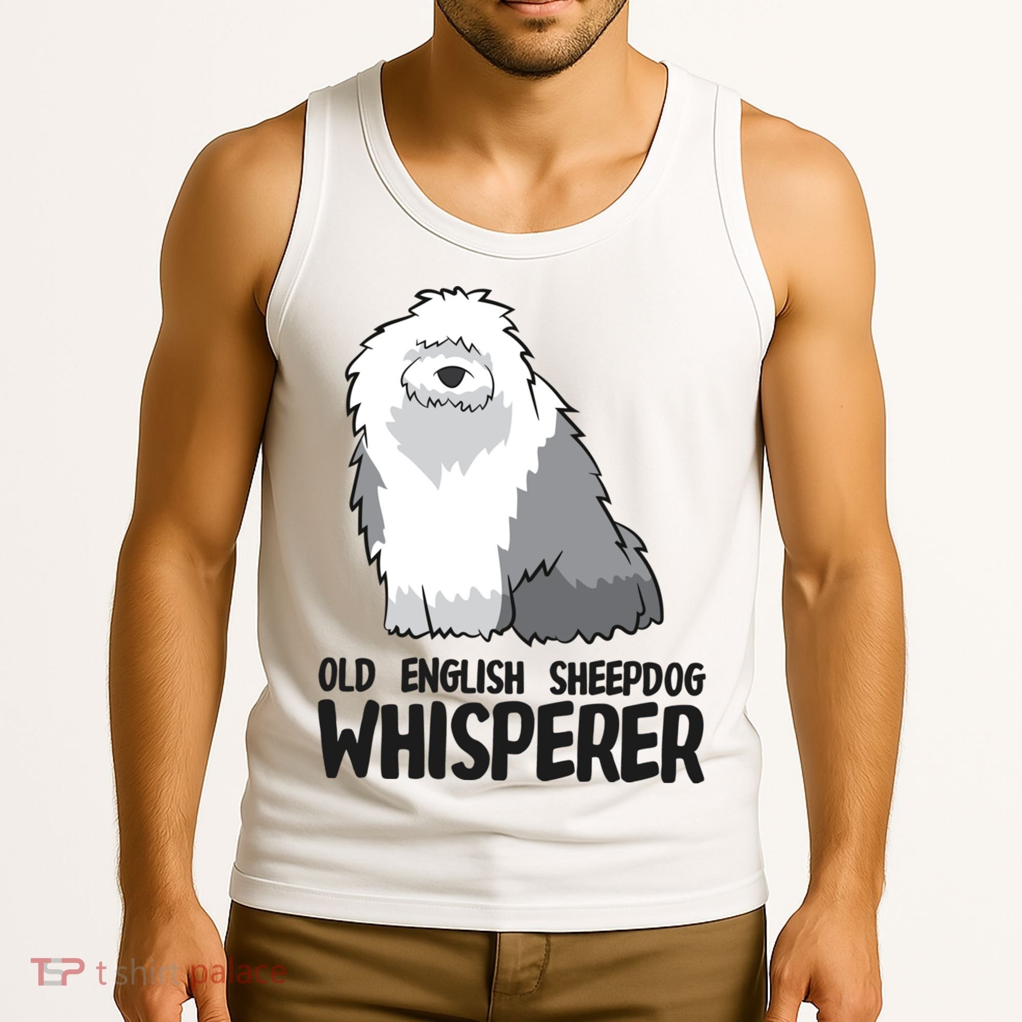 Old English Sheepdog Whisperer Cute Sheepdog Gift Tank Top