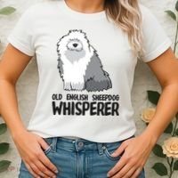 Old English Sheepdog Whisperer Cute Sheepdog Gift Women's T-Shirt thumb 2