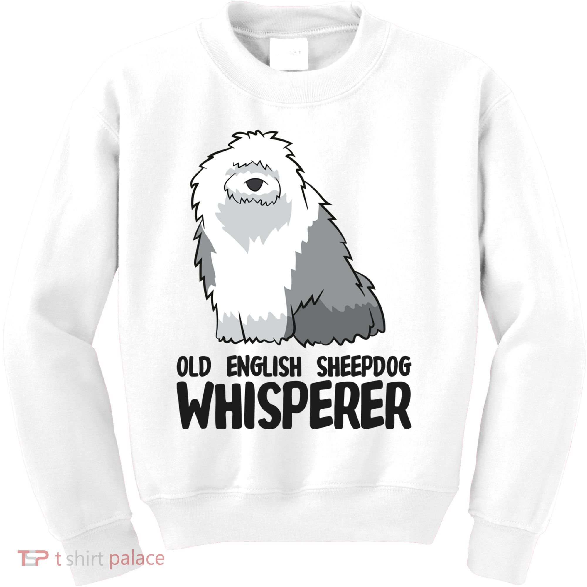 Old English Sheepdog Whisperer Cute Sheepdog Gift Kids Sweatshirt