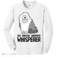 Old English Sheepdog Whisperer Cute Sheepdog Gift Kids Long Sleeve Shirt thumb 0