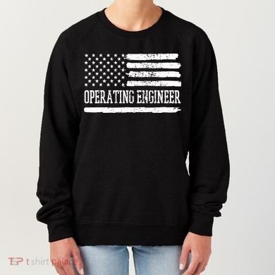 Operating Engineer USA Flag Women's Sweatshirt