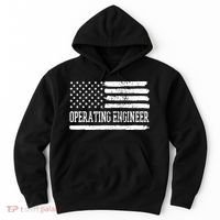 Operating Engineer USA Flag Hoodie thumb 0