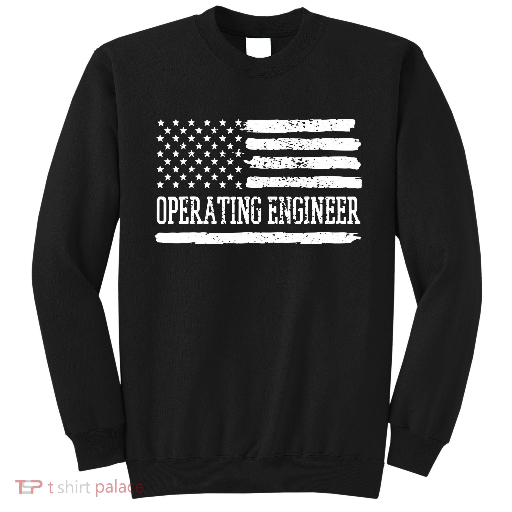 Operating Engineer USA Flag Sweatshirt