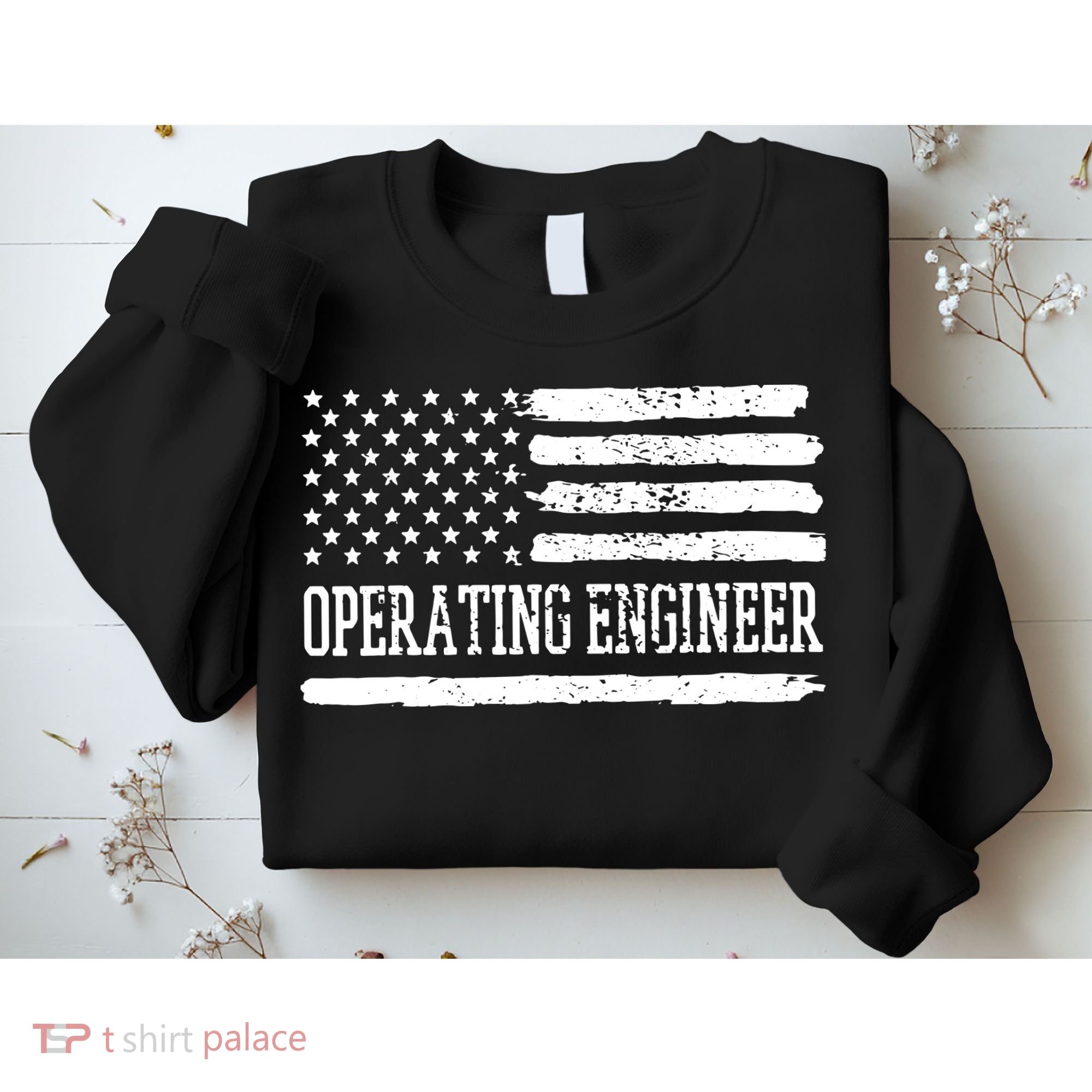 Operating Engineer USA Flag Sweatshirt