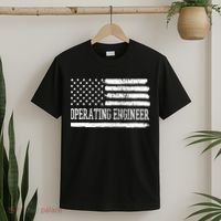 Operating Engineer USA Flag T-Shirt thumb 2