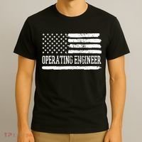 Operating Engineer USA Flag T-Shirt thumb 3