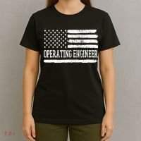 Operating Engineer USA Flag T-Shirt thumb 4