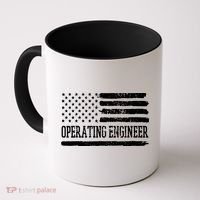 Operating Engineer USA Flag Coffee Mug thumb 0