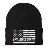Operating Engineer USA Flag Beanie thumb 0