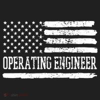 Operating Engineer USA Flag District V.I.T. Heavyweight Hoodie thumb 2