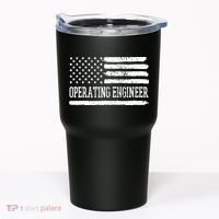 Operating Engineer USA Flag Tumbler thumb 0