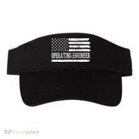Operating Engineer USA Flag Visor thumb 0