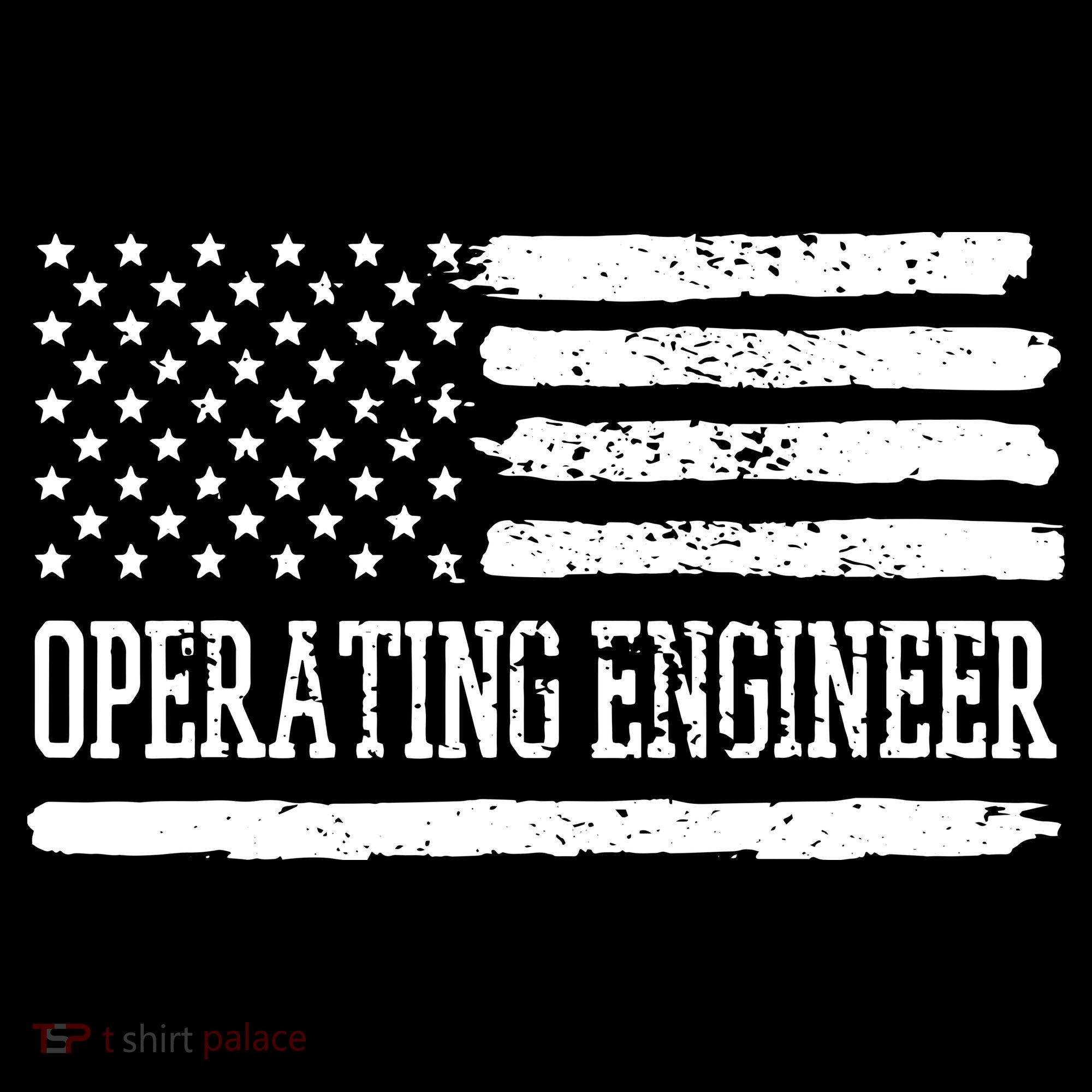 Operating Engineer USA Flag Women's Long Sleeve Shirt