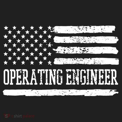Operating Engineer USA Flag Kids Plaid Pajama Set