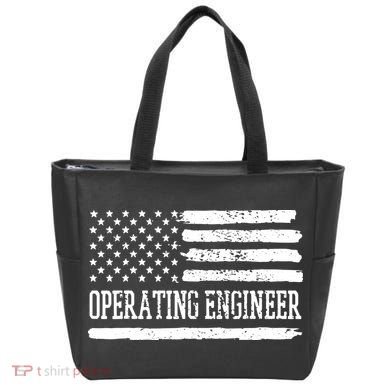 Operating Engineer USA Flag Tote Bag