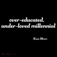 Over Educated, Under Loved Millennial Lane Moore Bucket Hat thumb 4