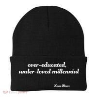Over Educated, Under Loved Millennial Lane Moore Beanie thumb 0