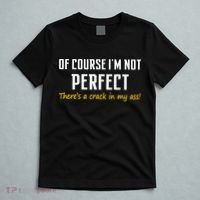 Of Course I Am Not Perfect There's A Crack in My Ass T-Shirt thumb 5
