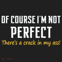 Of Course I Am Not Perfect There's A Crack in My Ass Beanie thumb 2